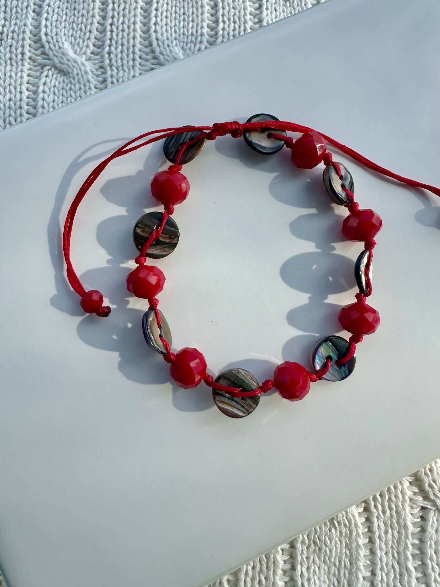 Red crystal’s bracelets