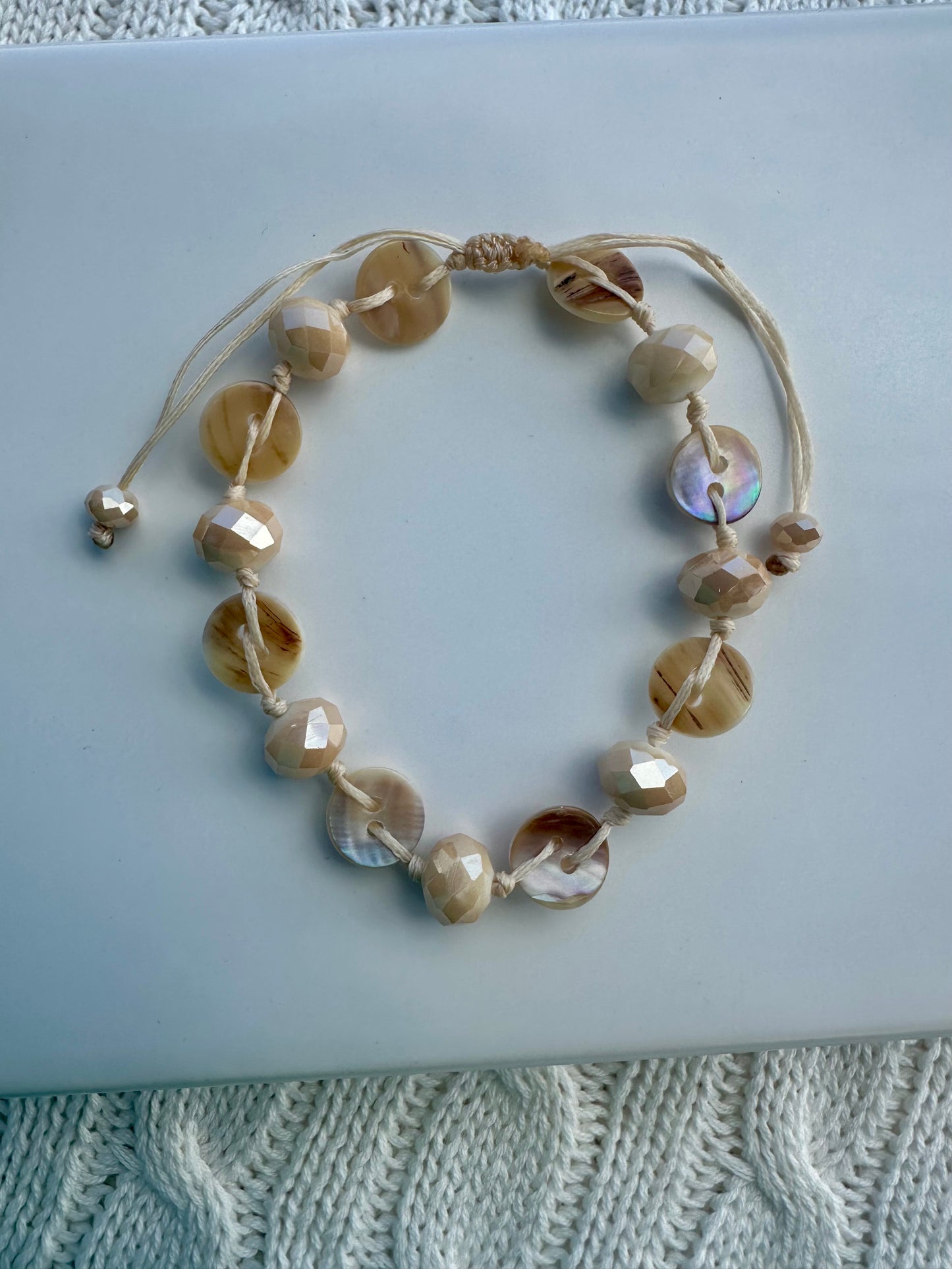 Soft Sand Glow Bracelet