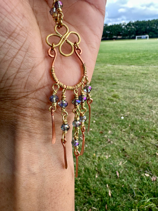 Clover Chandelier Necklace