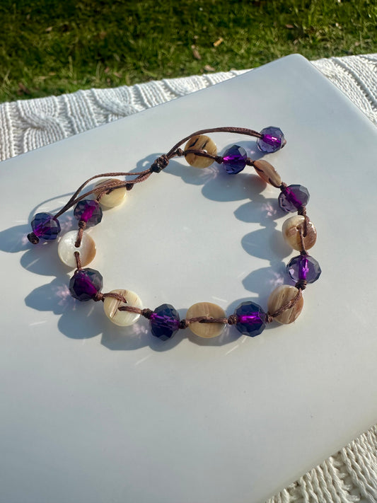 Deep Purple Glow Bracelet