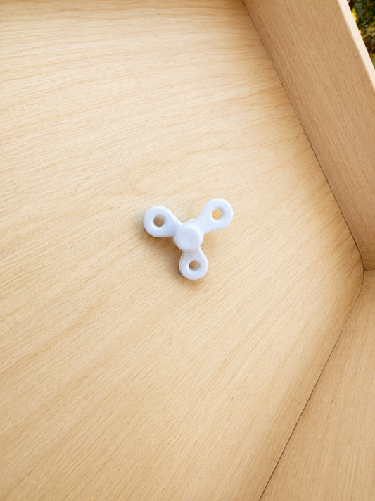 Set of 2 🤍 Mini 3D-Printed Fidget Spinner