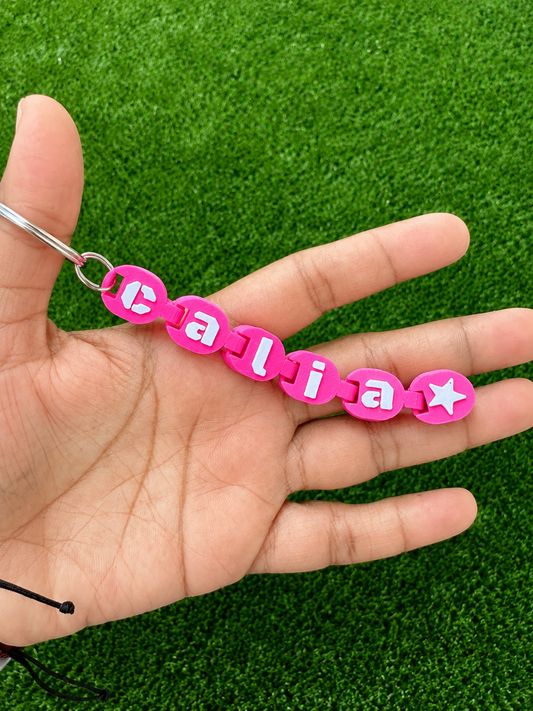 💕 Personalized 3D Printed Articulated Name Fidget Keychain