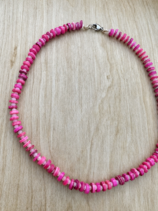 Pink Passion Beaded Necklace💗