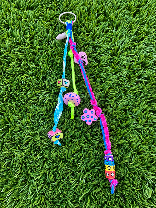 Colorful Handmade Bag Charm & Keychain