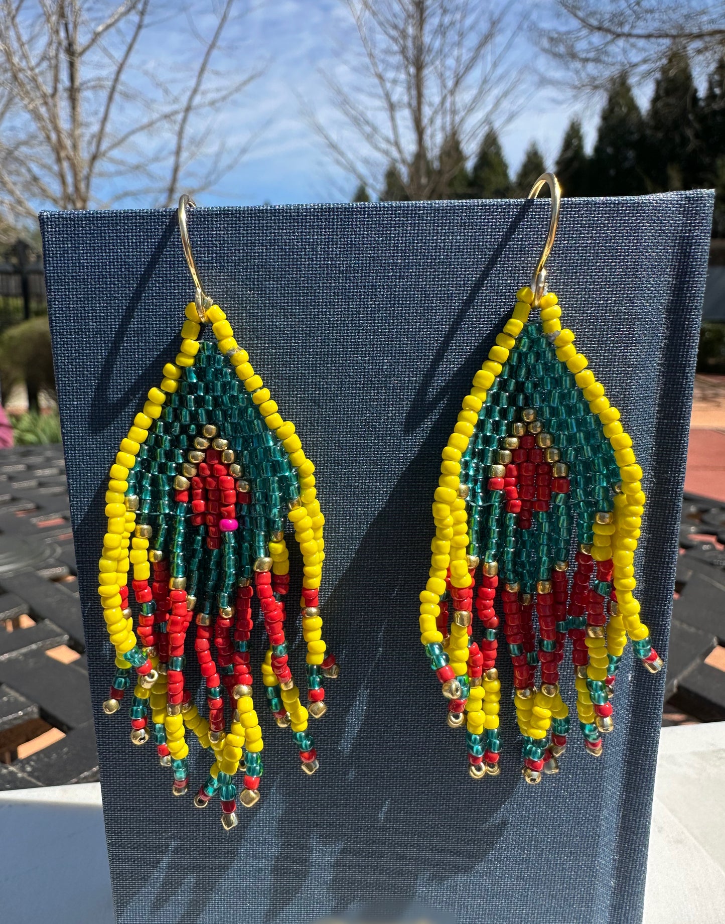 Brass+ yellow, red