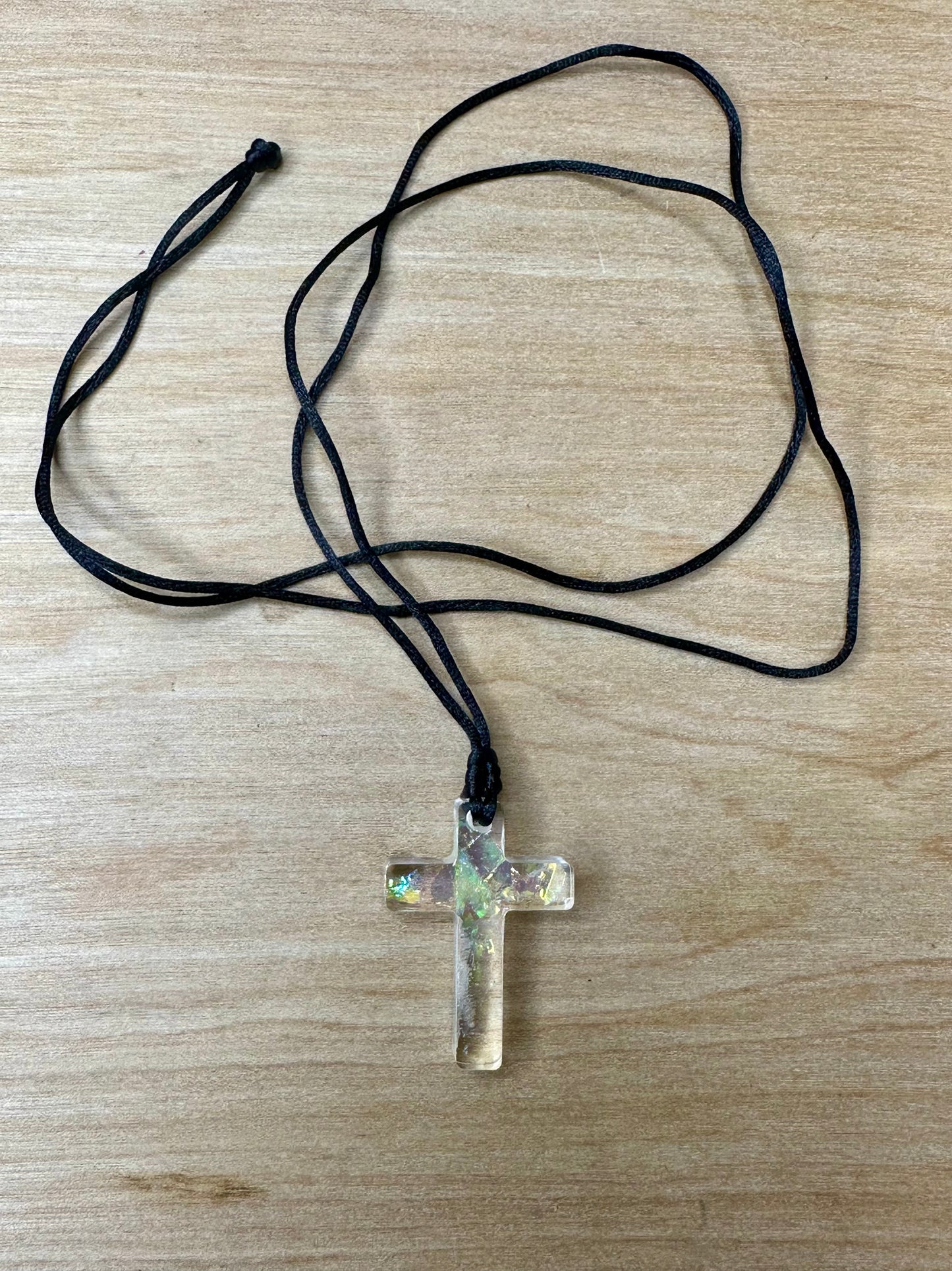 5 for $10 Mixed random colors Risen Cross Necklace