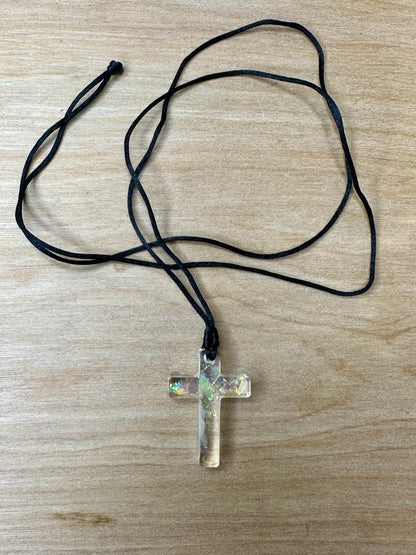 5 for $10 Mixed random colors Risen Cross Necklace