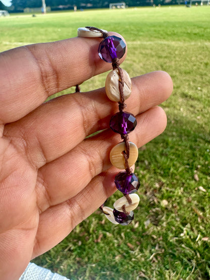 Deep Purple Glow Bracelet