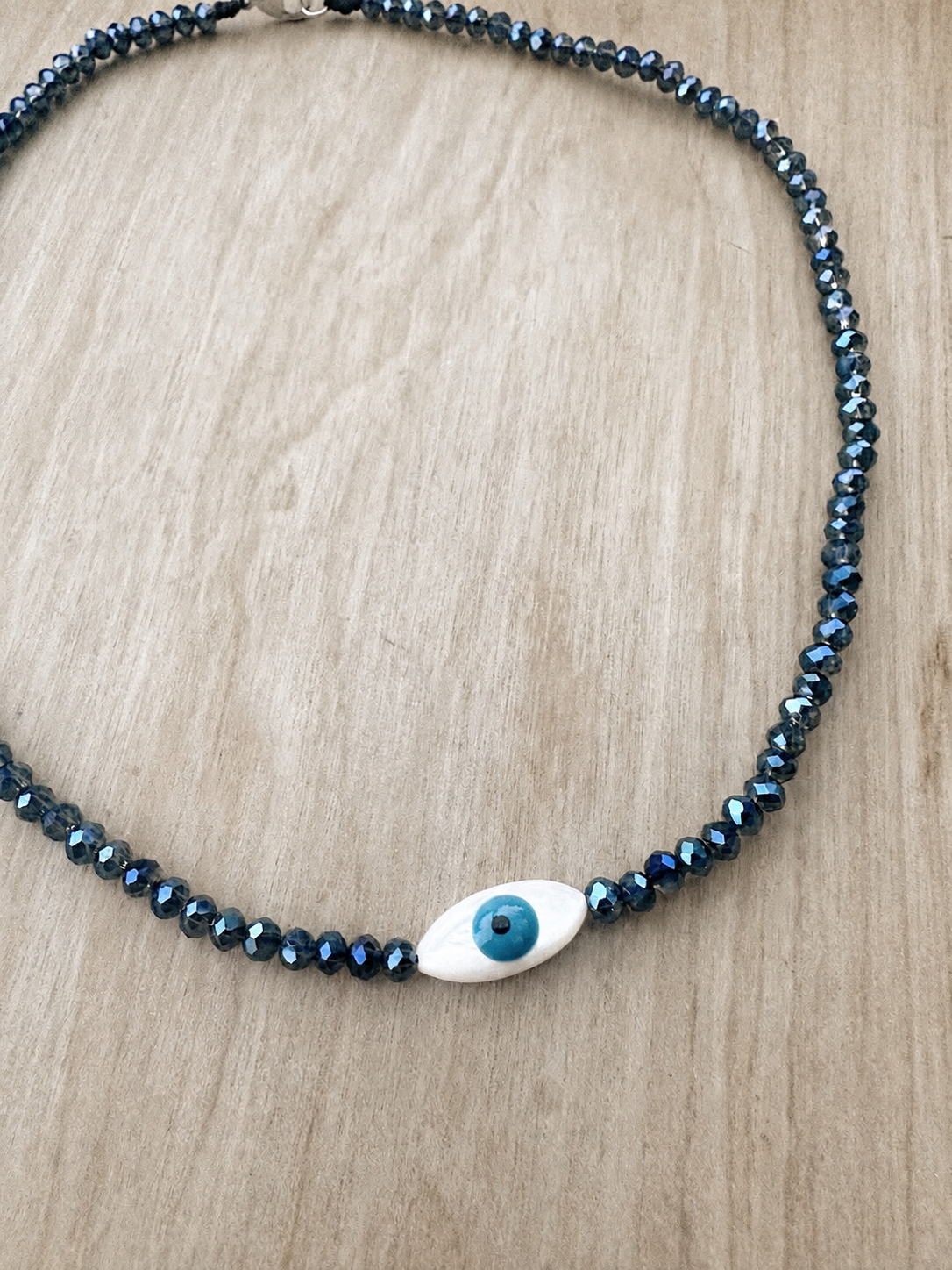 Midnight Blue Evil Eye Necklace
