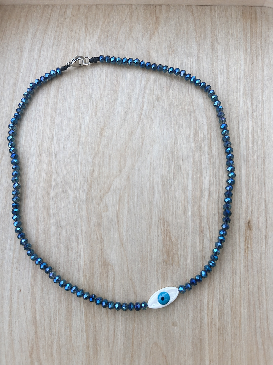 Midnight Blue Evil Eye Necklace