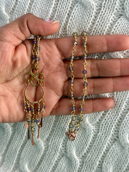 Clover Chandelier Necklace