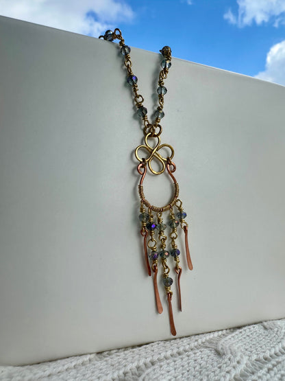 Clover Chandelier Necklace