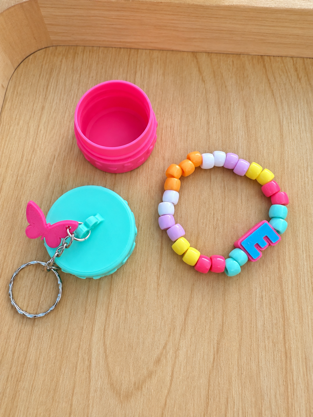 Make Your Own Personalized Bracelet Kit – 3D Printed Keychain Container