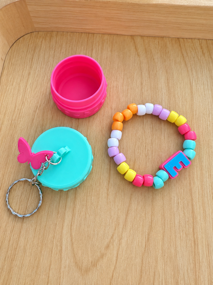 Make Your Own Personalized Bracelet Kit – 3D Printed Keychain Container