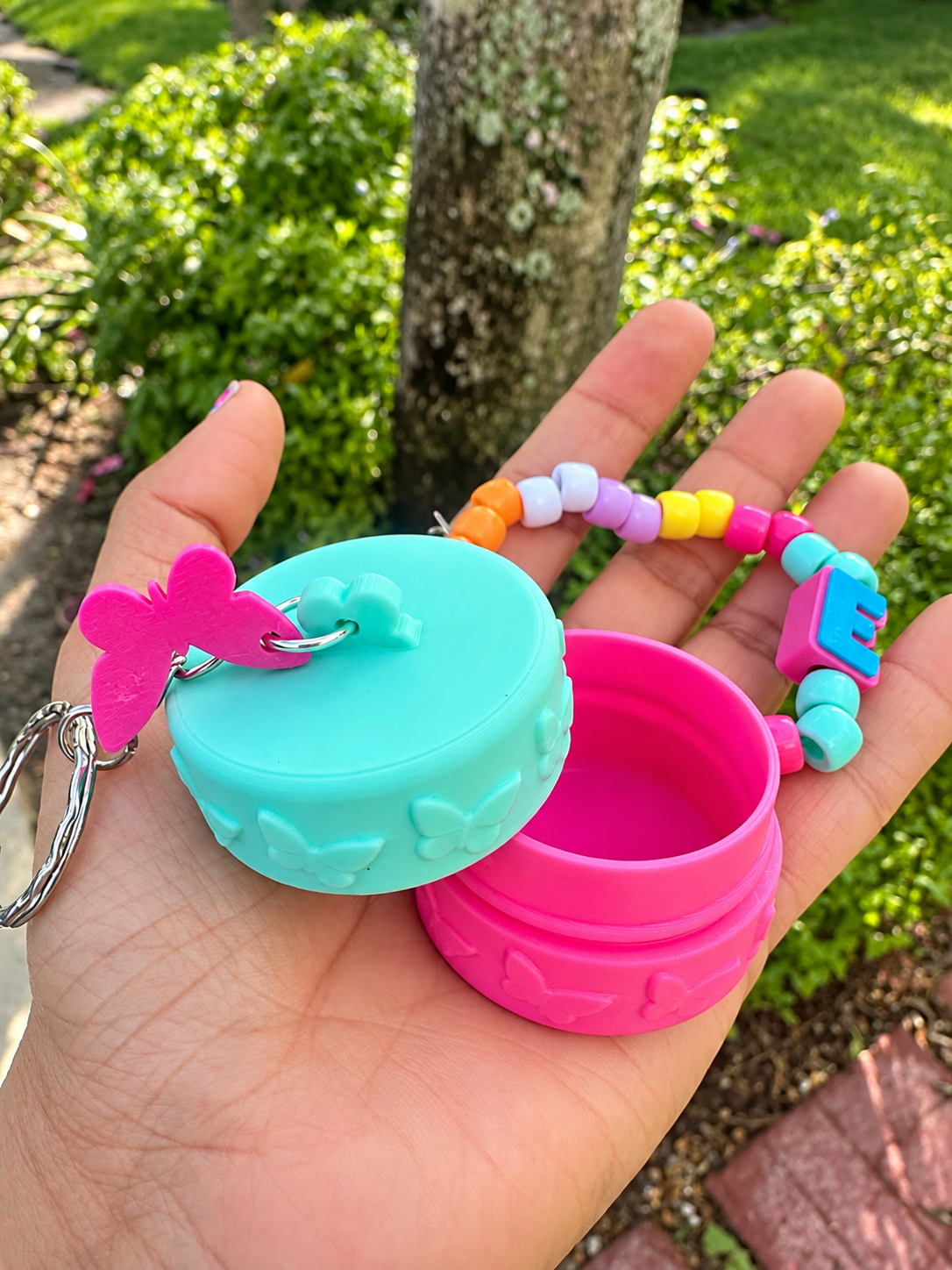 Make Your Own Personalized Bracelet Kit – 3D Printed Keychain Container