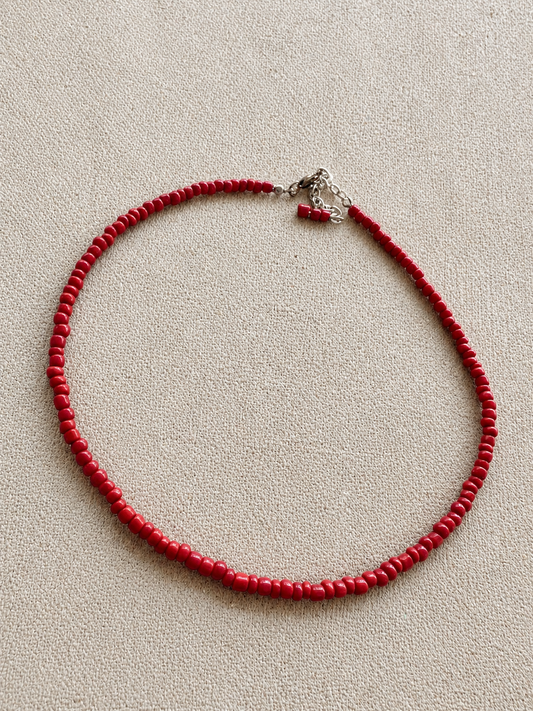 Cherry Blossom Red Choker