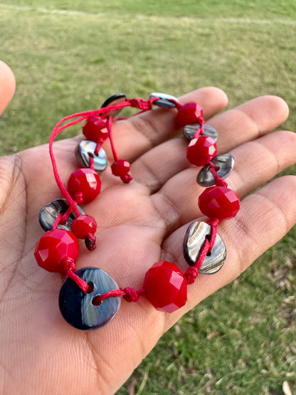 Red crystal’s bracelets