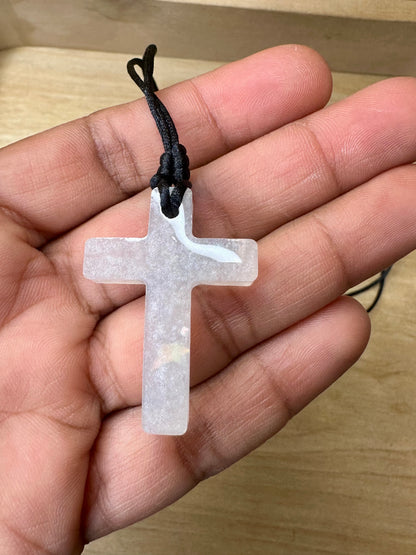 5 for $10 Mixed random colors Risen Cross Necklace