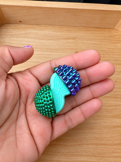 3D Printed Textured Roller Fidget Toy