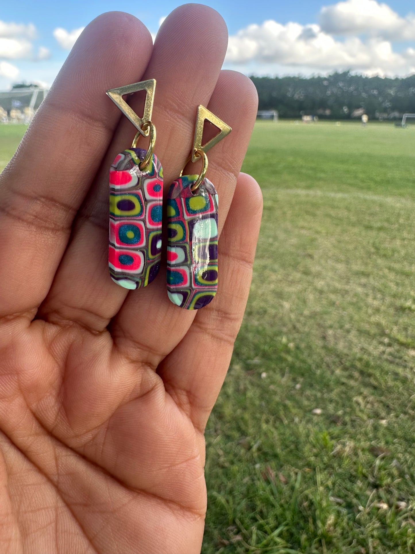 Candy Tiles earrings