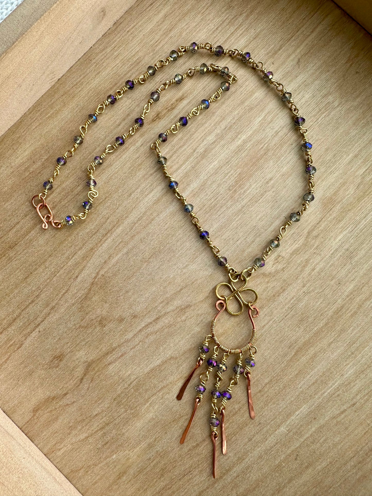Clover Chandelier Necklace