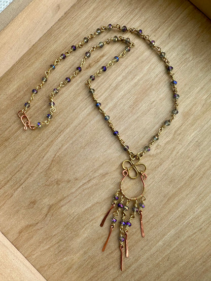 Clover Chandelier Necklace
