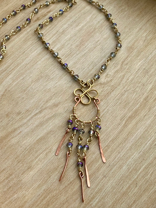 Clover Chandelier Necklace
