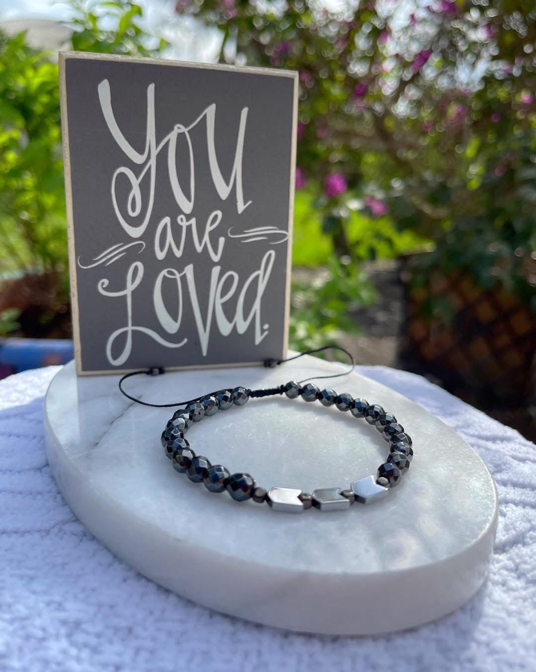 Three Hematite Bracelet