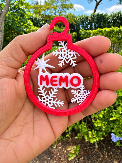 🎄 Personalized Christmas Ornament – Made Just for You! ❄️