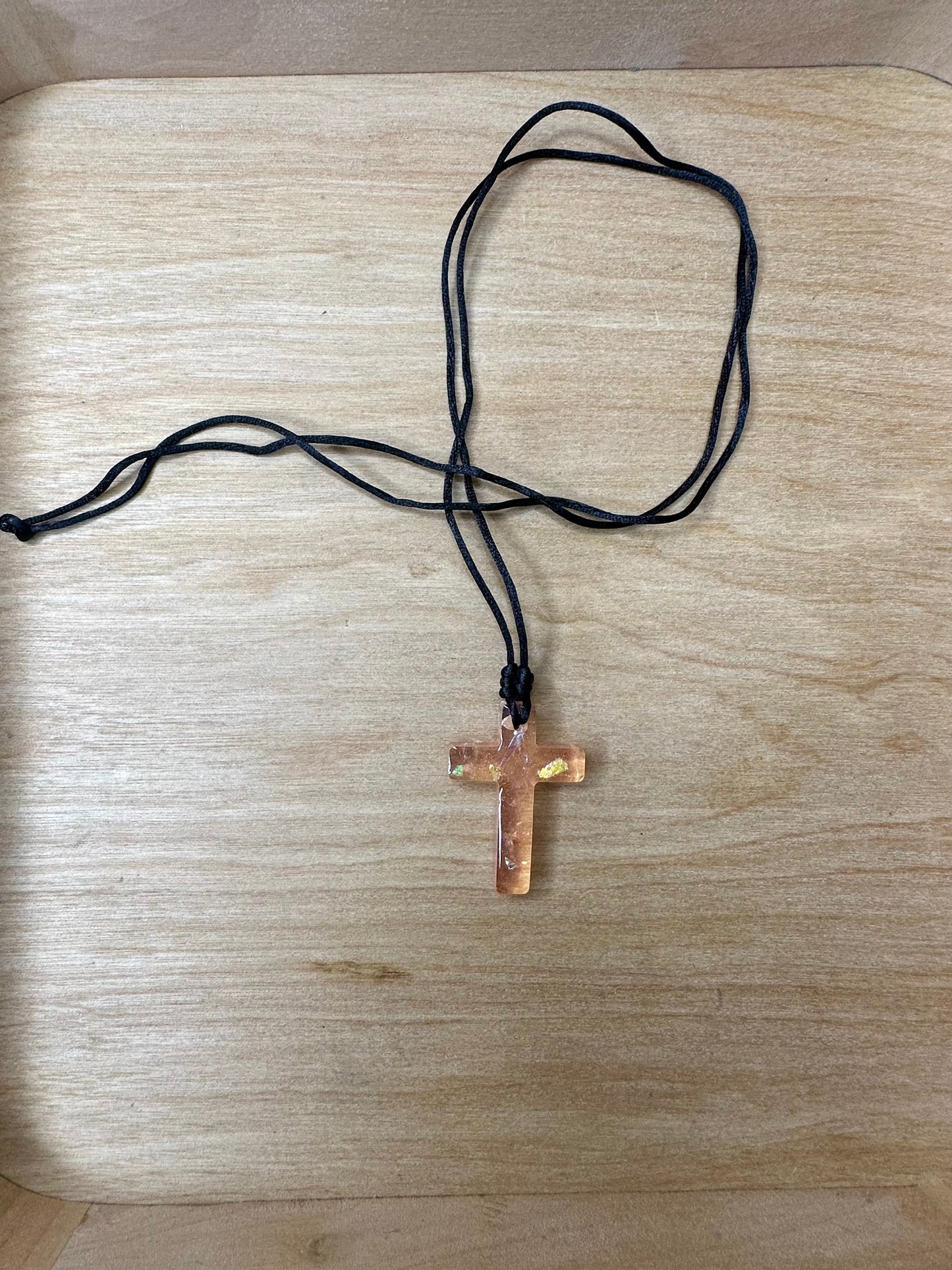 5 for $10 Mixed random colors Risen Cross Necklace