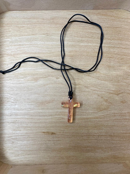 5 for $10 Mixed random colors Risen Cross Necklace