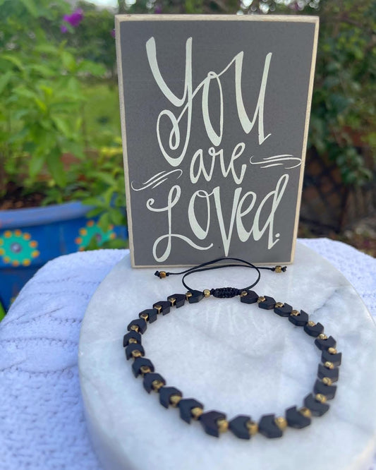 Midnight Arrow Hematite Bracelet