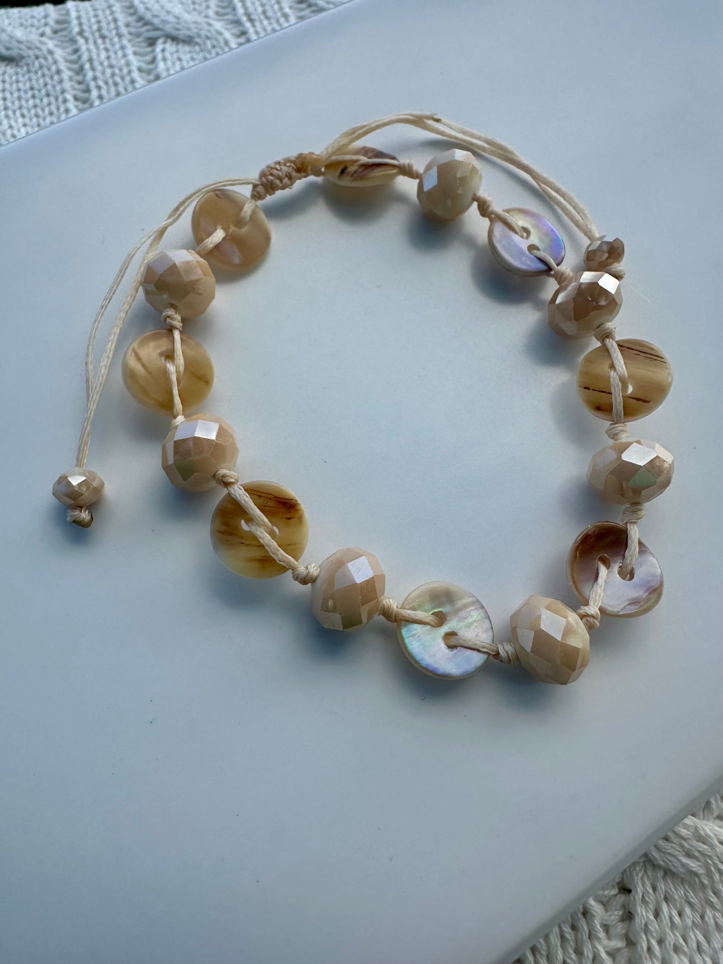 Soft Sand Glow Bracelet