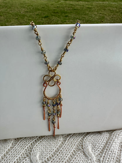 Clover Chandelier Necklace