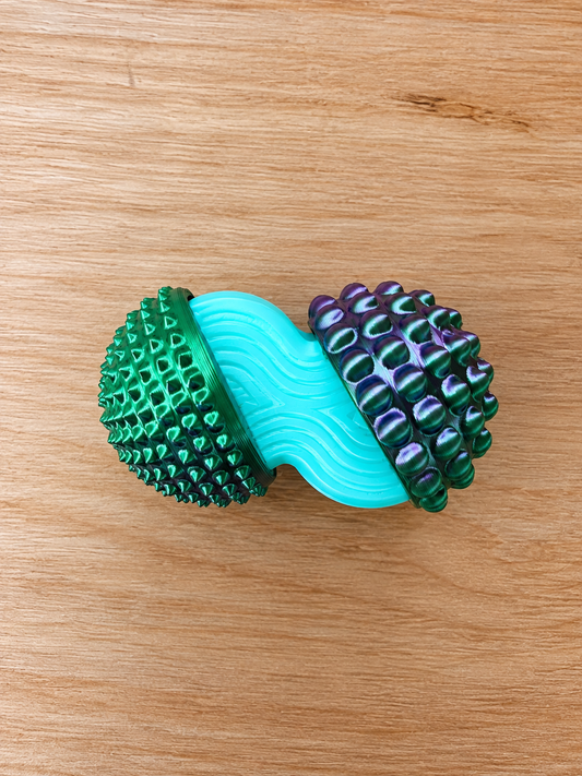 3D Printed Textured Roller Fidget Toy