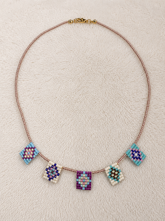 Mosaic Charm Necklace