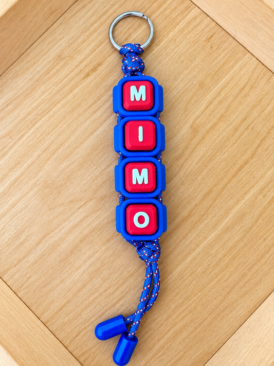 3D Printed Clicker Keychain with Paracord Strap