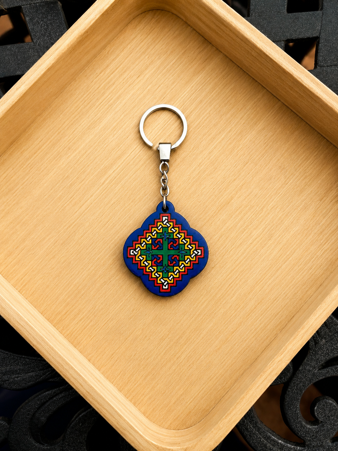 Yota Coptic Cross Keychain