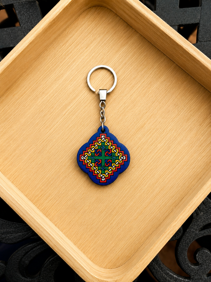 Yota Coptic Cross Keychain
