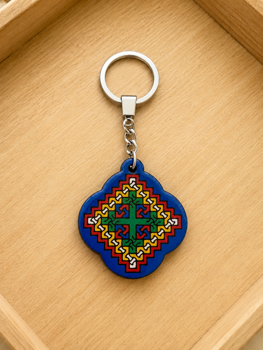 Yota Coptic Cross Keychain