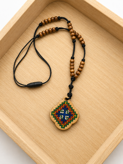 Yota Coptic Cross Necklace