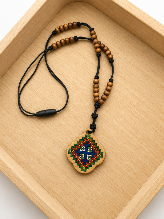 Yota Coptic Cross Necklace