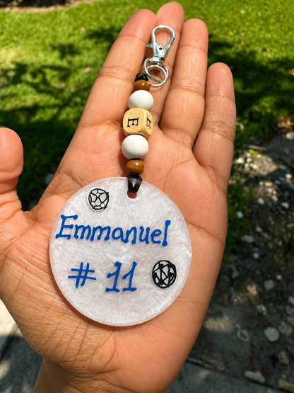 $5 each ⚽ Personalized Epoxy Soccer Team Keychains – Custom Player Gifts