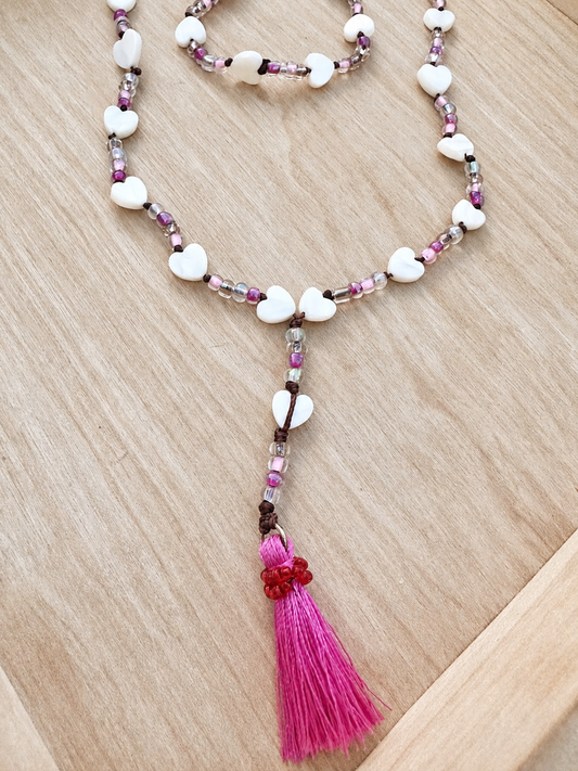 Sweetheart Tassel Necklace 💕