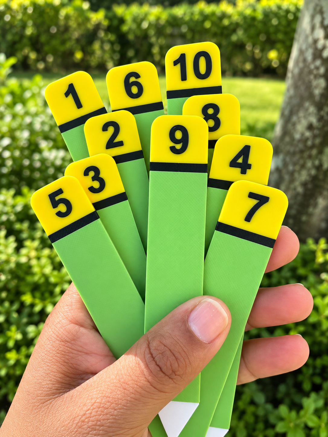Set of Classroom Number Assignment Pencils (1-22)