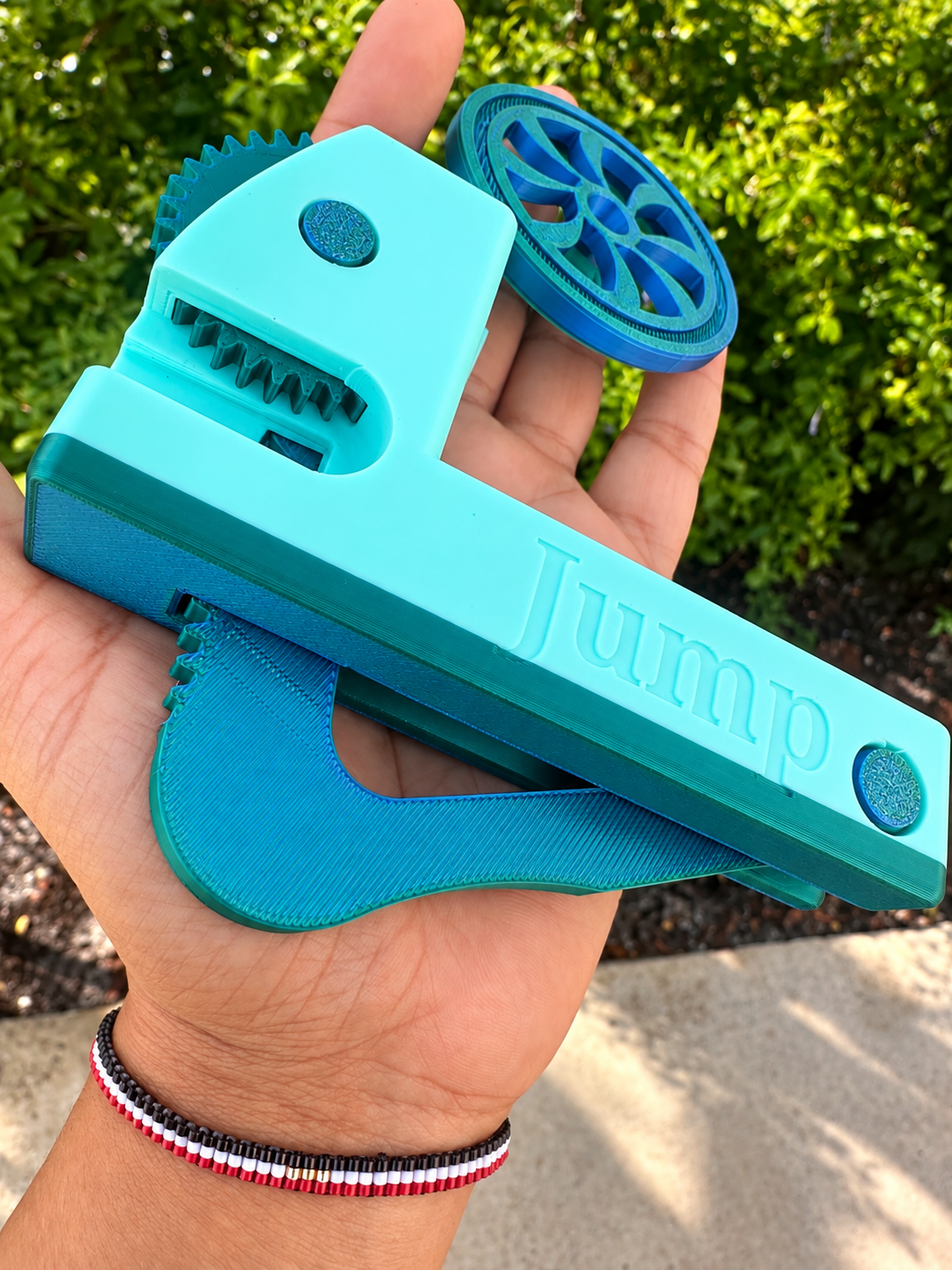🌀 3D Printed Gyro Launcher Toy