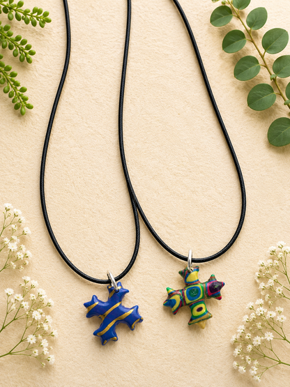 2 for $6 Handmade Polymer Clay Coptic Cross Necklaces ✨