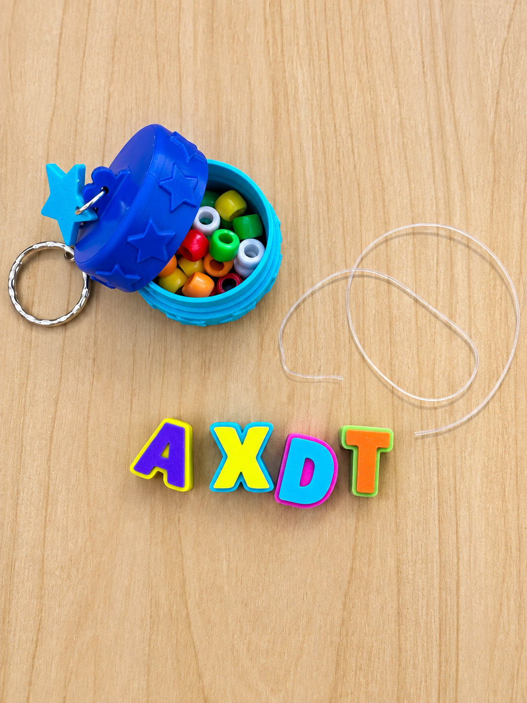 Make Your Own Personalized Bracelet Kit – 3D Printed Keychain Container