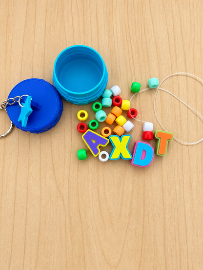 Make Your Own Personalized Bracelet Kit – 3D Printed Keychain Container