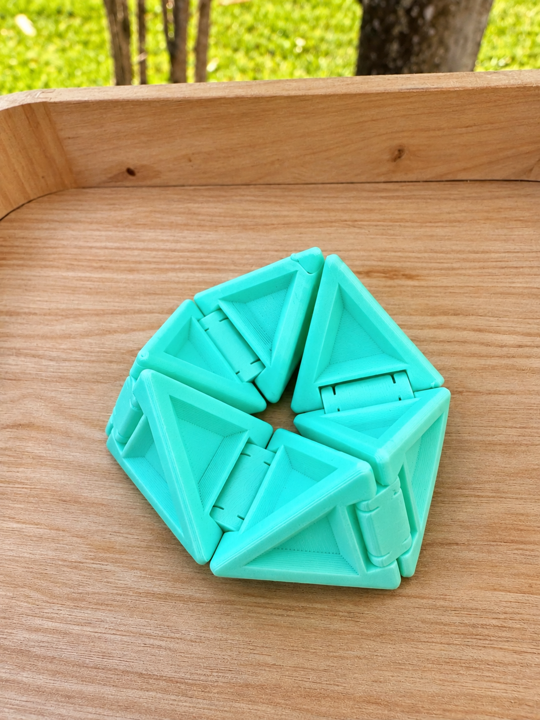 3D Printed Transforming Triangle Fidget Toy
